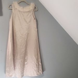 Champagne color girl dress size 16/2 by Bonnie Jean NWT